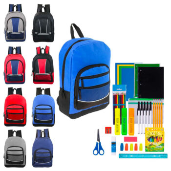 1 Backpack + School Supplies
